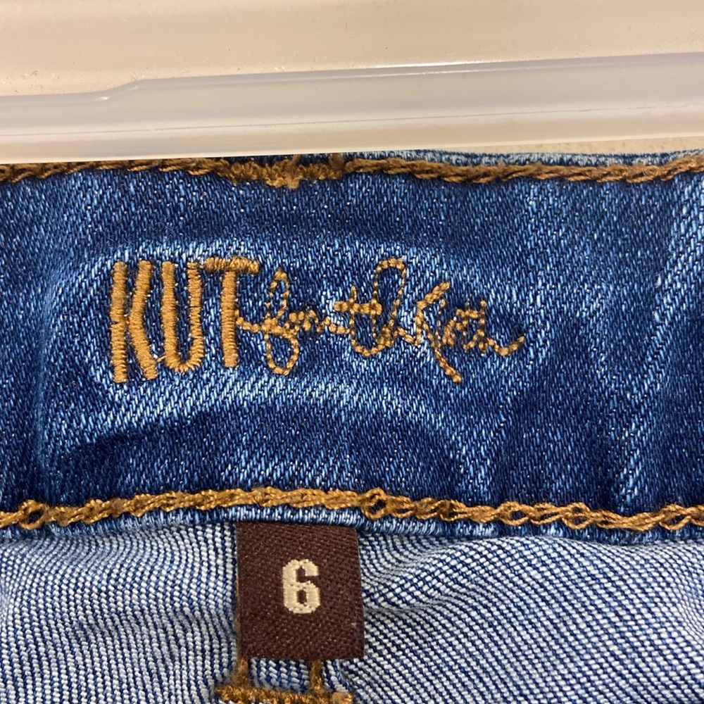Kut from the Kloth Donna Ankle skinny tuxedo stripe - Picture 7 of 8
